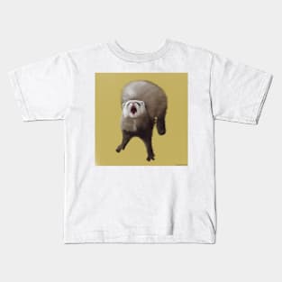 Screaming Ferret Kids T-Shirt